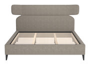 Dusa King Bed Olive Brown