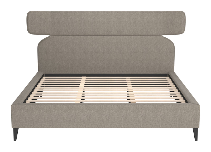 Dusa King Bed Olive Brown