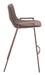 Desi Counter Stool (Set of 2) Brown & Walnut