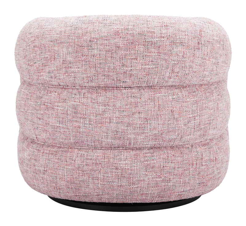 Refine Swivel Chair Pink Tweed