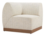 Christy Corner Chair Beige