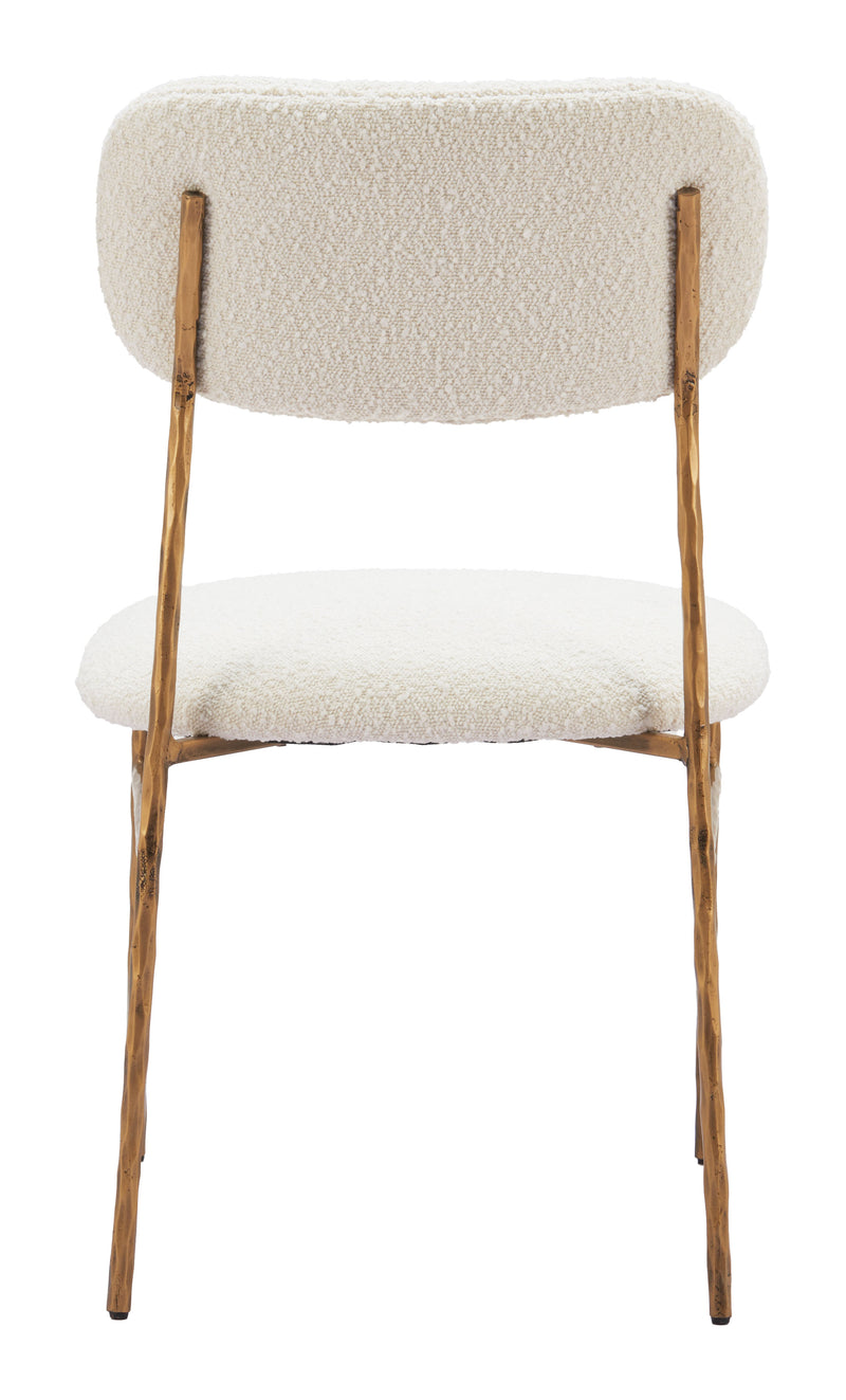 Sydhavnen Dining Chair Cream & Gold