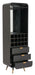 Magara Bar Cabinet Black