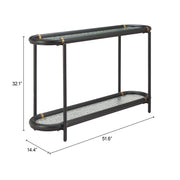 Aneis Console Table Black