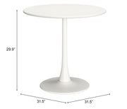 Soleil Dining Table White