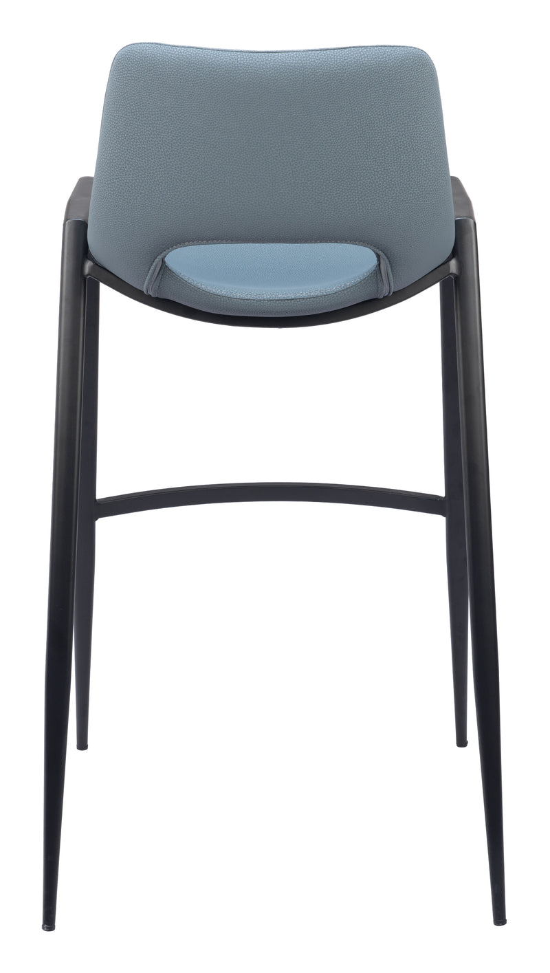 Desi Barstool (Set of 2) Azure Gray