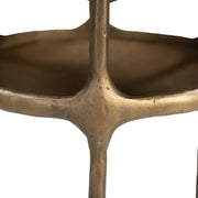 Bild Side Table White & Brass