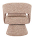 Liva Swivel Chair Frosty Brown