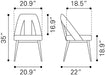 Artus Dining Chair Gray