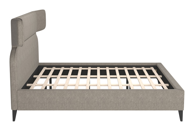 Dusa King Bed Olive Brown