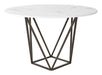 Tintern Dining Table White & Antique Bronze