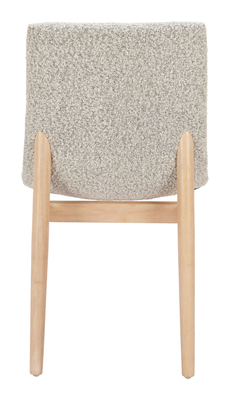 Raha Dining Chair (Set of 2) Gray & Whitewashed
