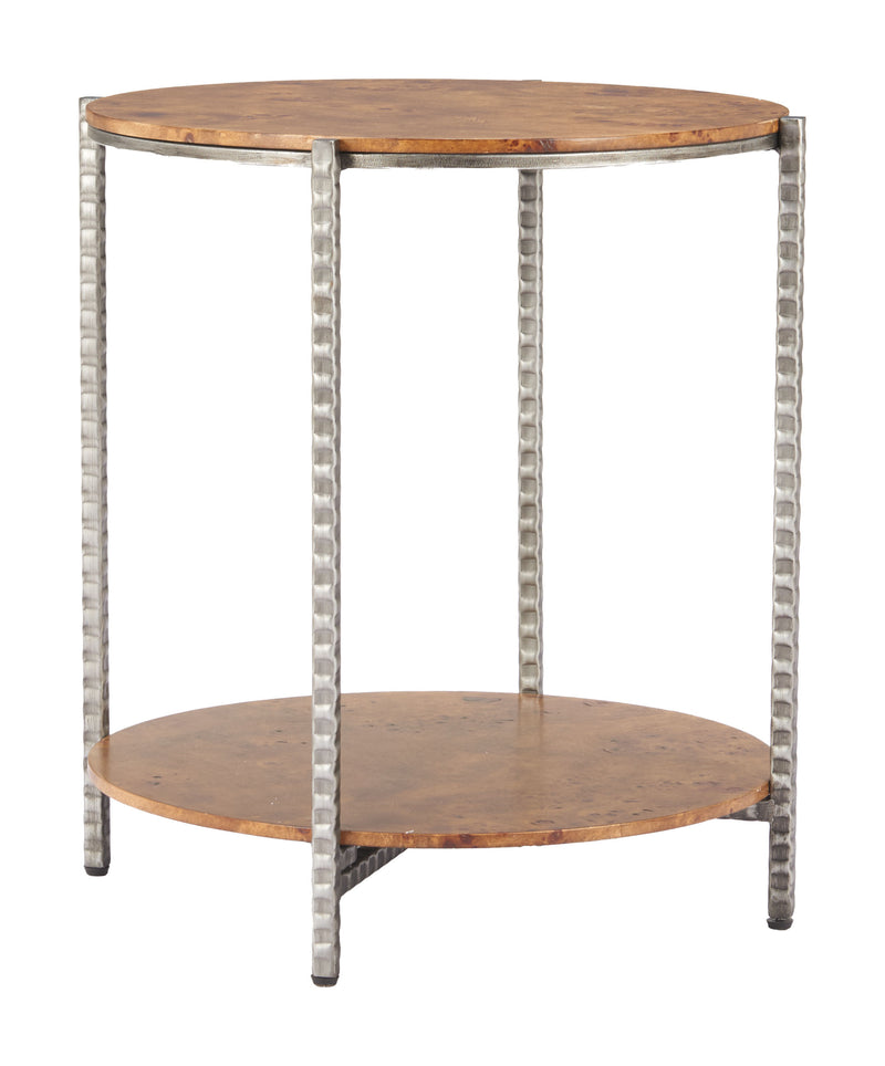 Adna Side Table Brown