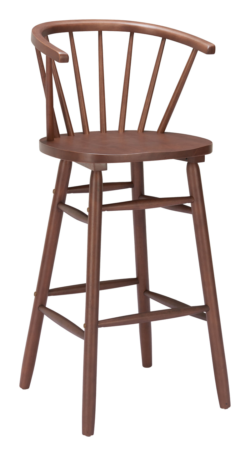 Stenger Barstool (Set of 2) Walnut