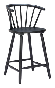 Stenger Counter Stool (Set of 2) Black