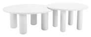 Ola Coffee Table Set (2-Piece) White