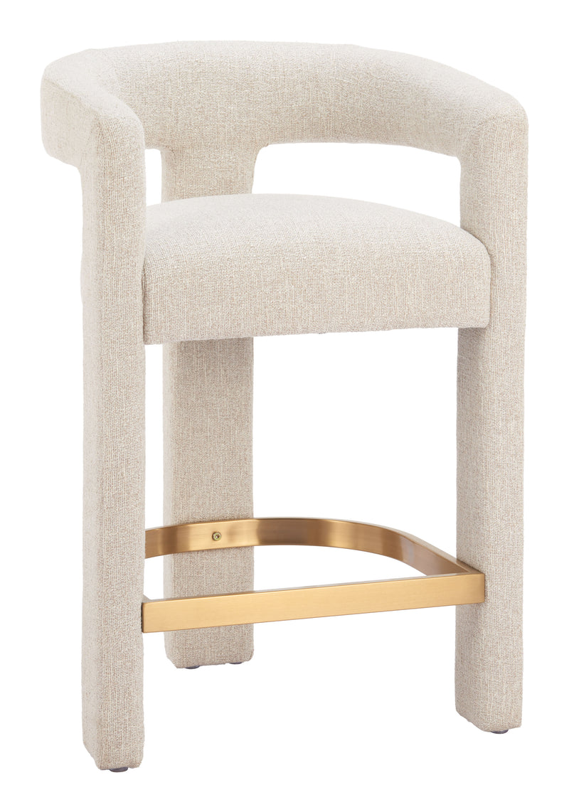 Saiko Counter Stool Beige