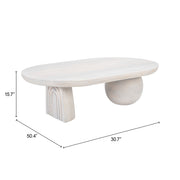 Gihak Coffee Table Whitewashed