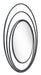Luna Round Mirror Black