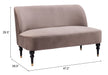 Bintulu Loveseat Taupe