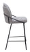 Jambi Counter Stool (Set of 2) Black & White