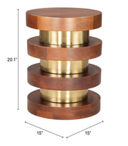 Marigot Side Table Walnut