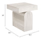 Kiel Side Table Whitewashed