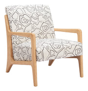 Runa Accent Chair Beige & Natural