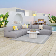 Luanda Corner Chair Gray