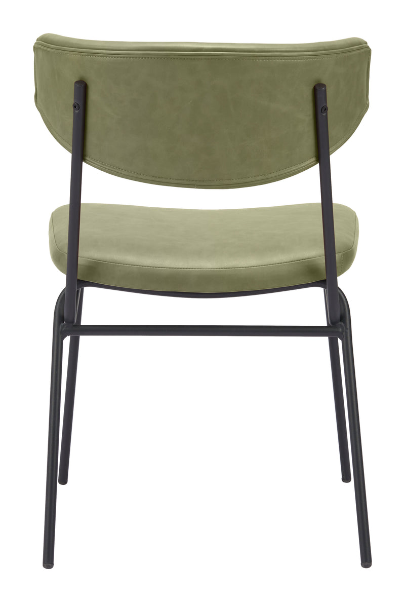 Charon Dining Chair (Set of 2) Green