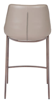 Magnus Counter Stool (Set of 2) Brown & Walnut