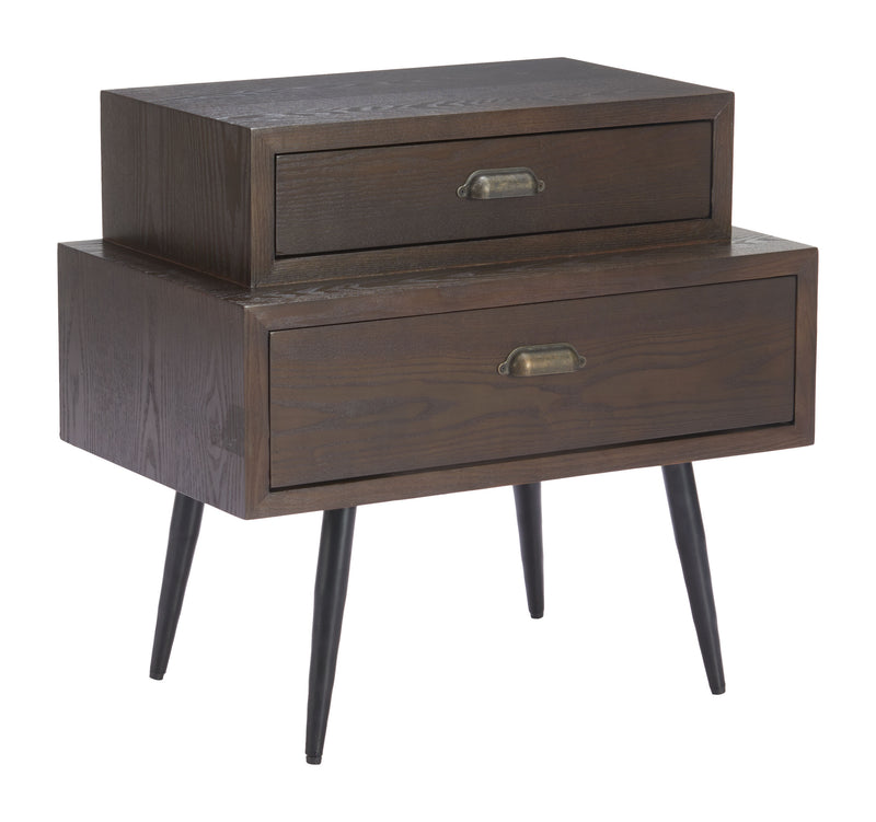 Mechy Side Table Brown