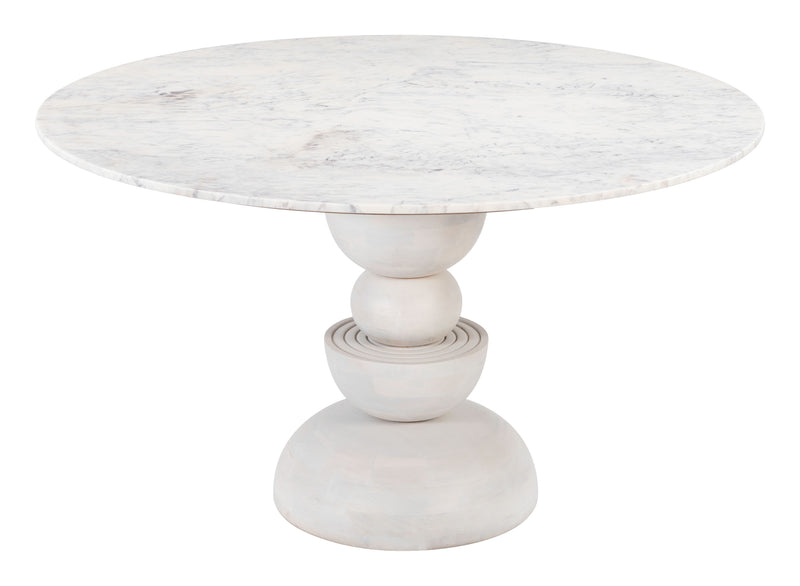 Astri Dining Table Whitewashed