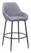 Vila Barstool (Set of 2) Gray