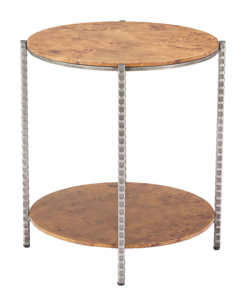 Adna Side Table Brown