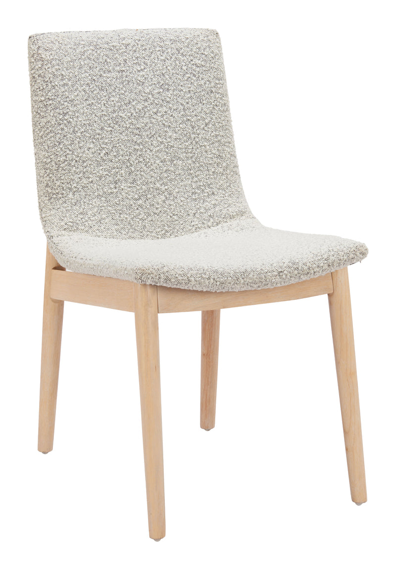 Raha Dining Chair (Set of 2) Gray & Whitewashed
