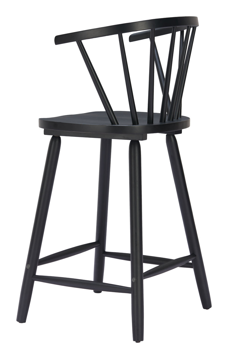 Stenger Counter Stool (Set of 2) Black
