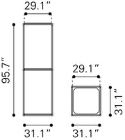 Zuo Chair Display Light Gray