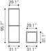 Zuo Chair Display Light Gray