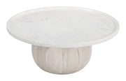 Savona Coffee Table White & Whitewashed