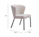 Aimee Dining Chair (Set of 2) Beige