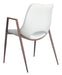 Desi Dining Chair (Set of 2) White & Walnut