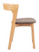 Pioro Dining Chair (Set of 2) Brown & Natural