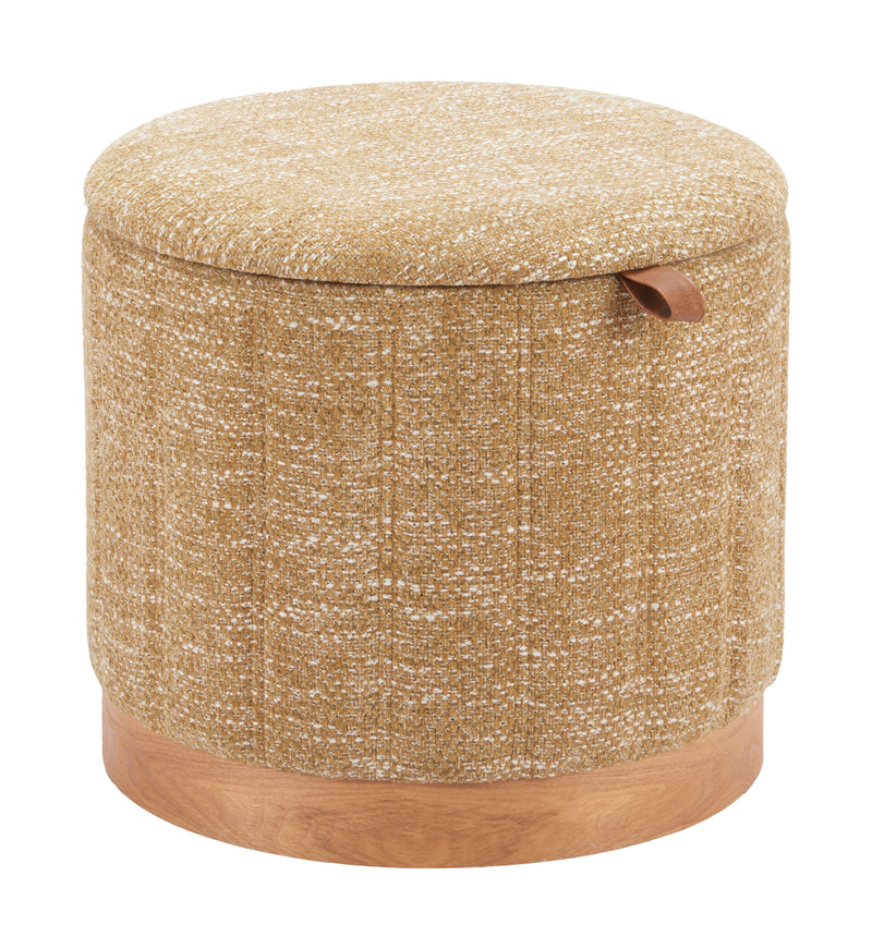 Fije Storage Ottoman Oat Yellow