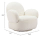 Pilka Swivel Chair White