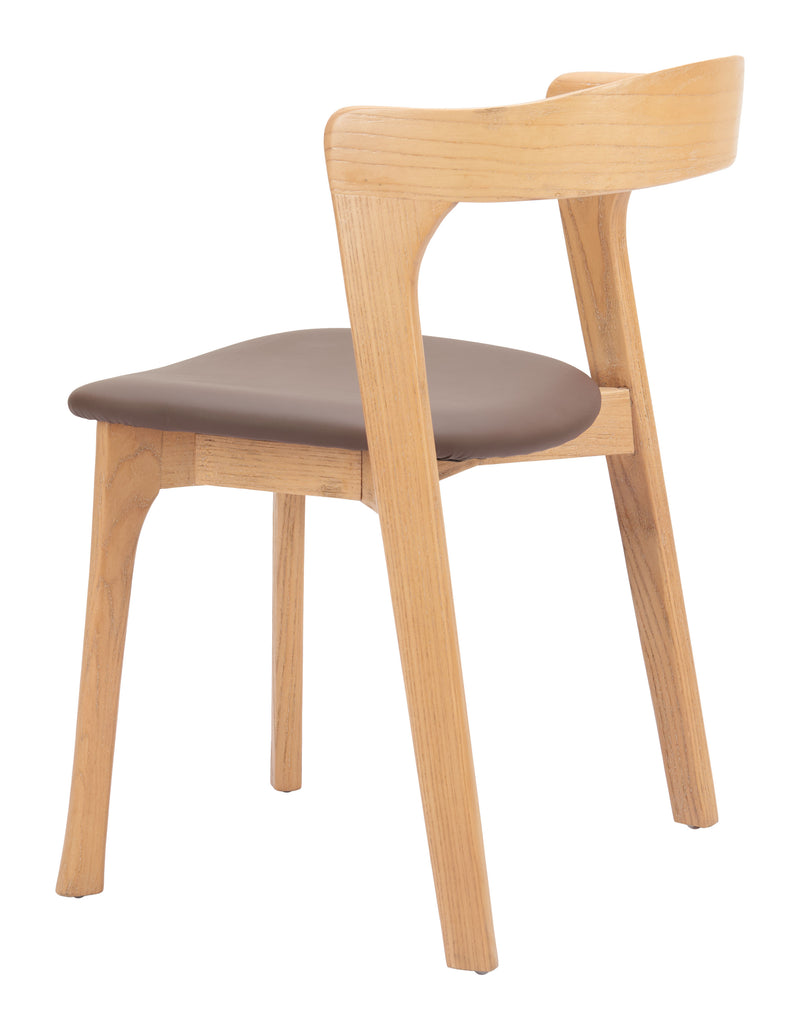 Pioro Dining Chair (Set of 2) Brown & Natural