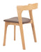 Pioro Dining Chair (Set of 2) Brown & Natural