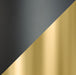 Particle Side Table Gold & Black