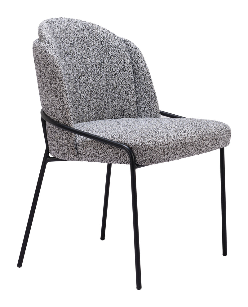 Jambi Dining Chair (Set of 2) Black & White