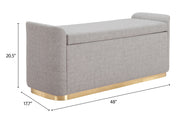 Dobo Storage Bench Gray